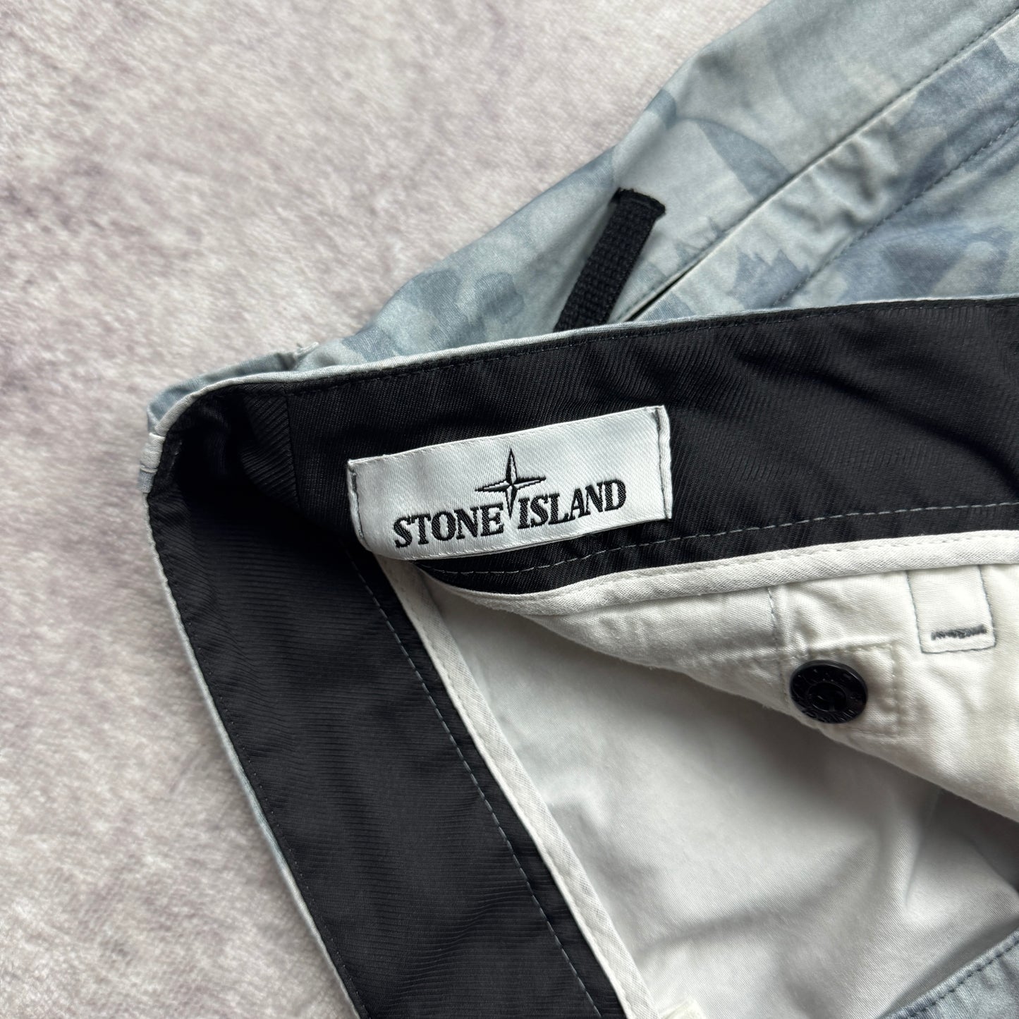 Stone Island Big Loom Camo Cargo Pants Type RE-T SS 2020