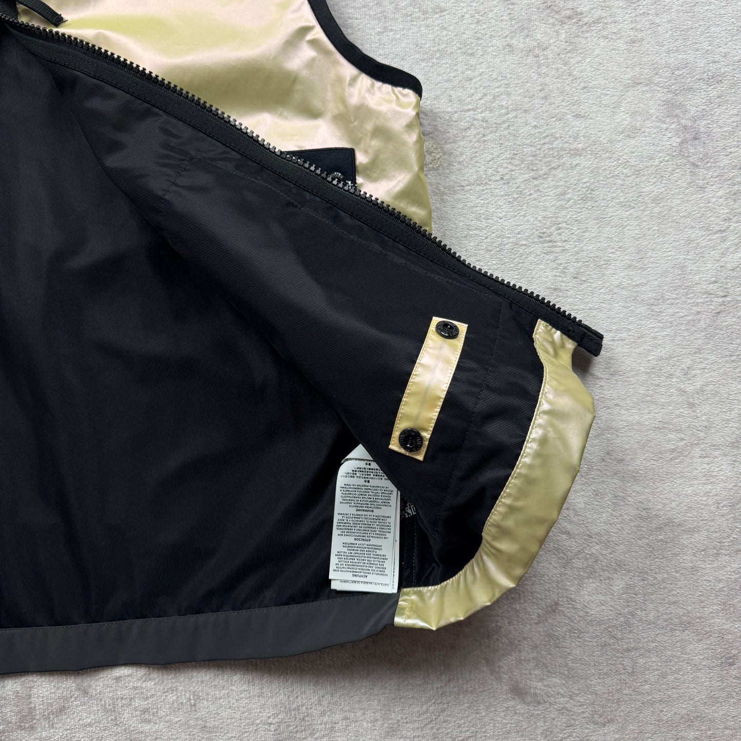 Stone Island Iridescent Coating Tela with Reflex Mat Vest AW 2018