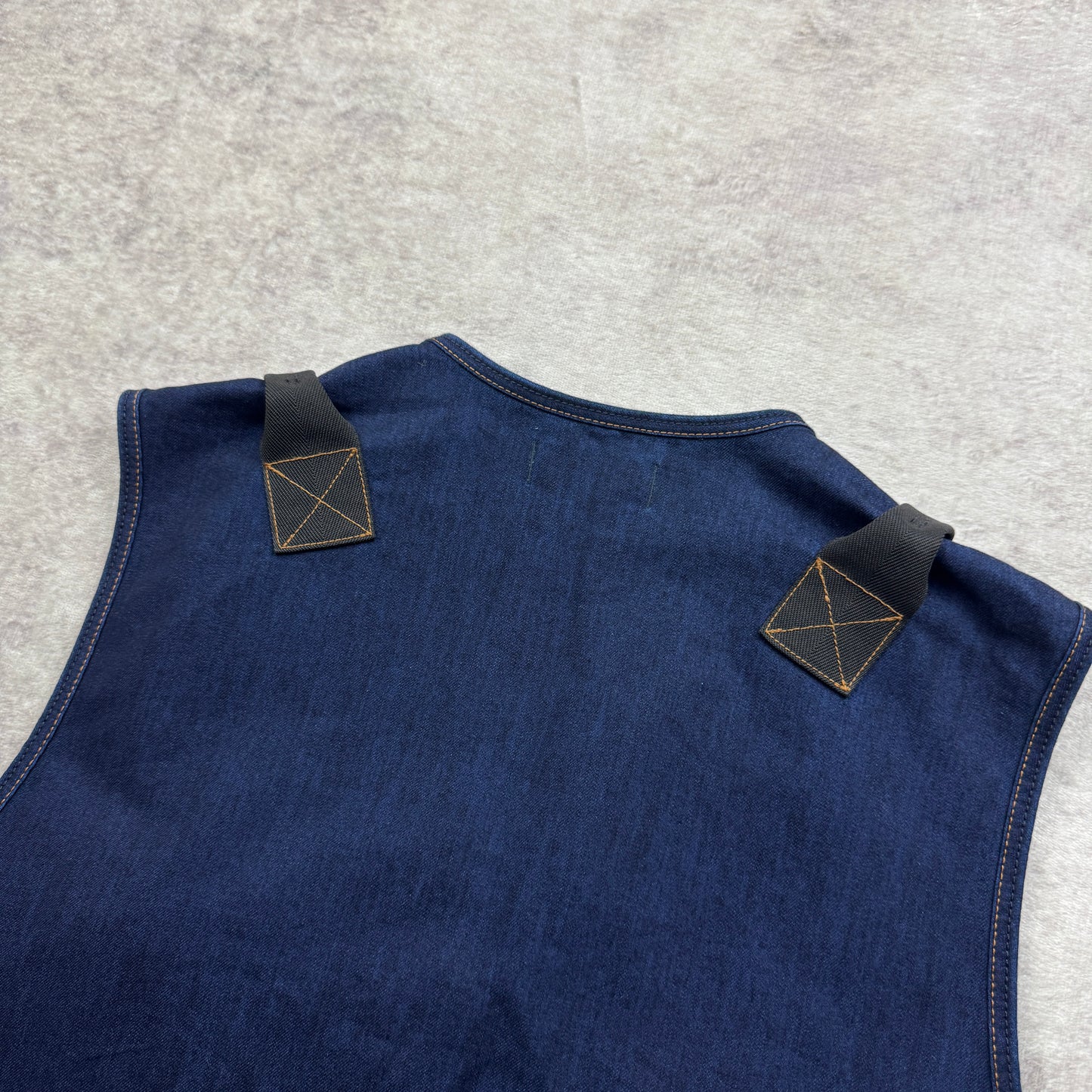 Stone Island Indigo Polypropylene Denim Light Vest SS 2026