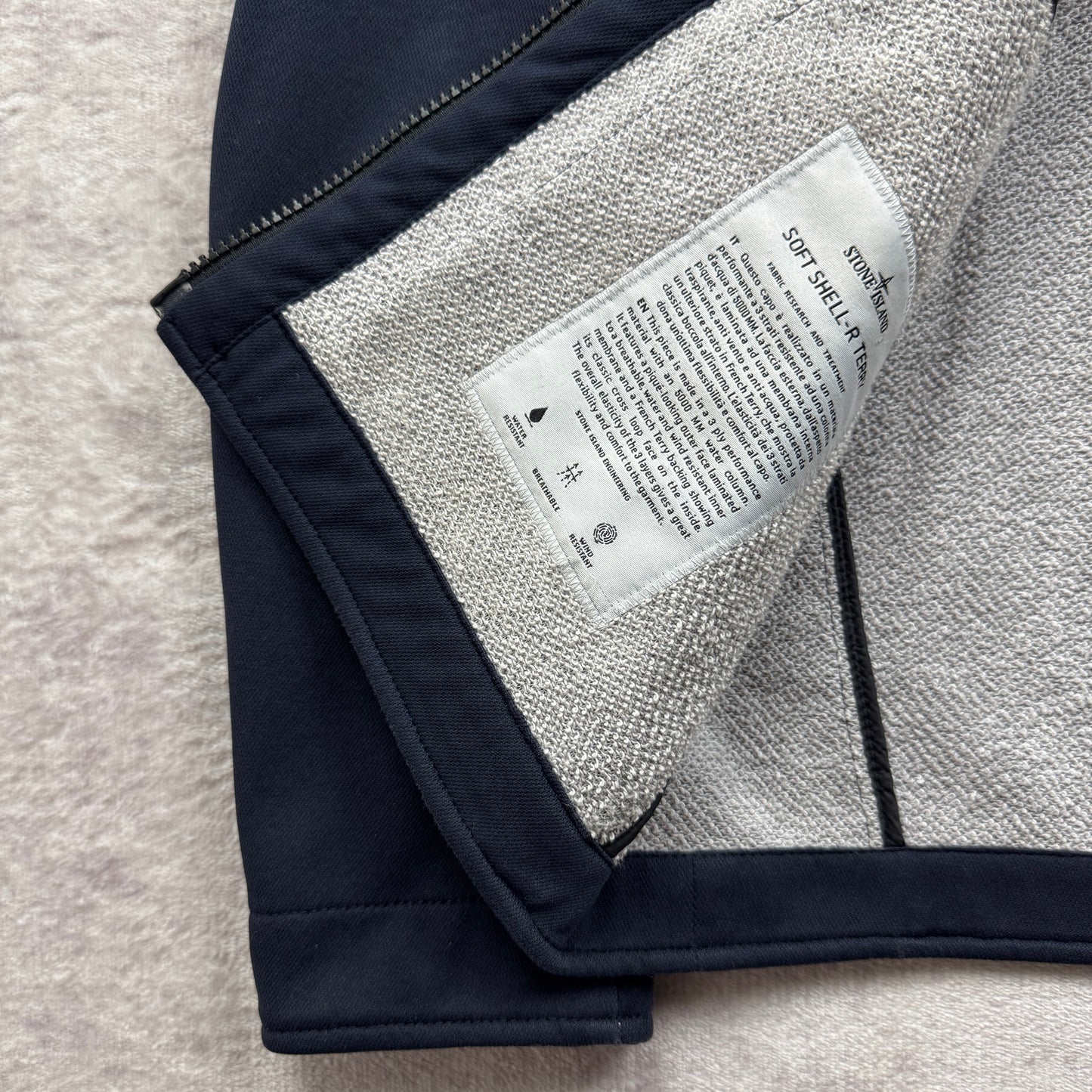 Stone Island Soft Shell-R Terry Jacket AW 2016