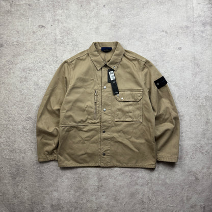 Stone Island Light Bull Denim-TC Overshirt SS 2026