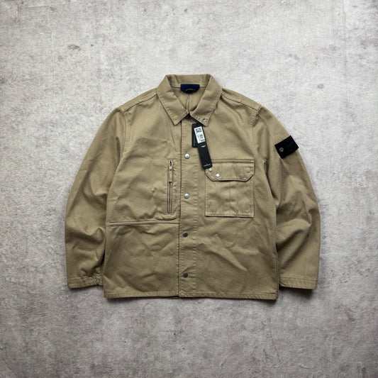 Stone Island Light Bull Denim-TC Overshirt SS 2026
