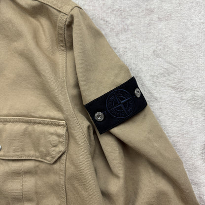 Stone Island Light Bull Denim-TC Overshirt SS 2026