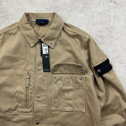 Stone Island Light Bull Denim-TC Overshirt SS 2026