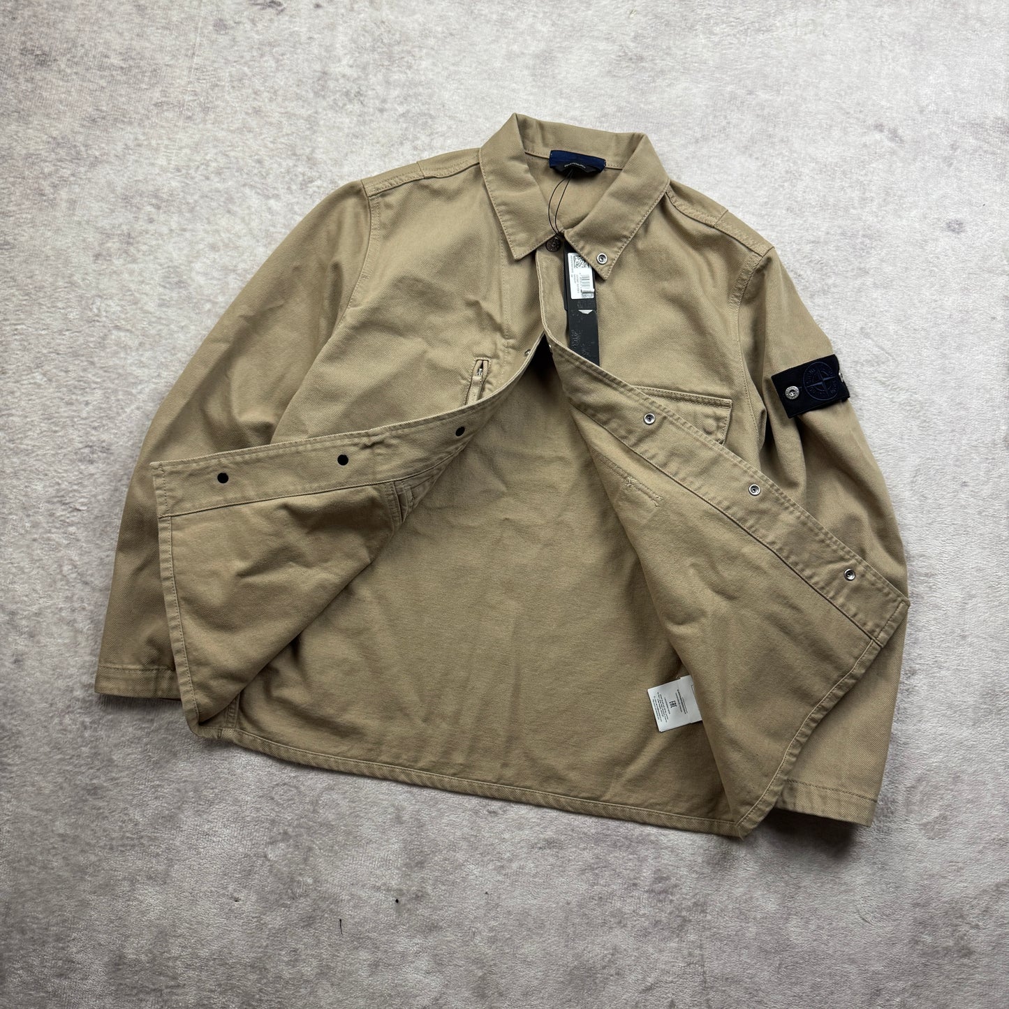 Stone Island Light Bull Denim-TC Overshirt SS 2026