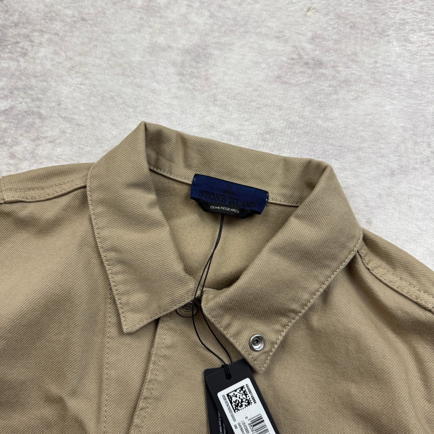 Stone Island Light Bull Denim-TC Overshirt SS 2026