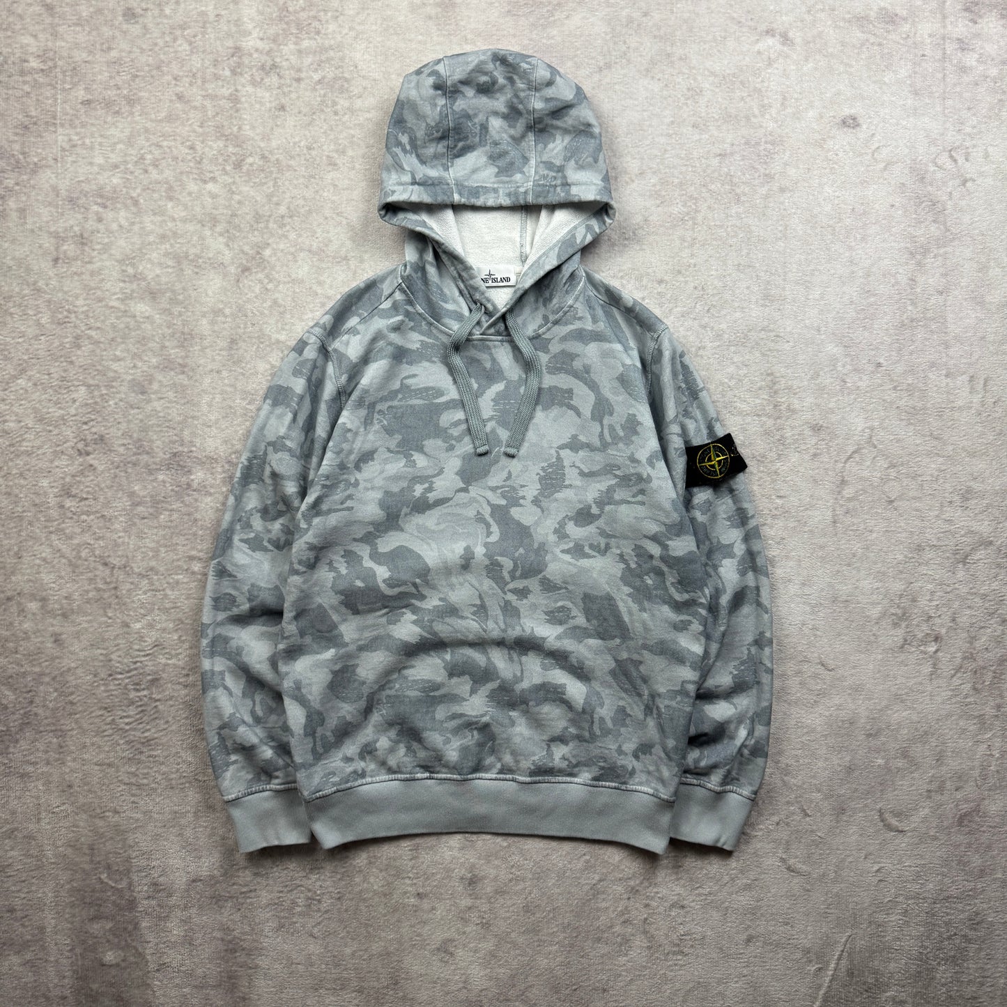 Stone Island Big Loom Camo Hooded Sweatshirt SS 2020