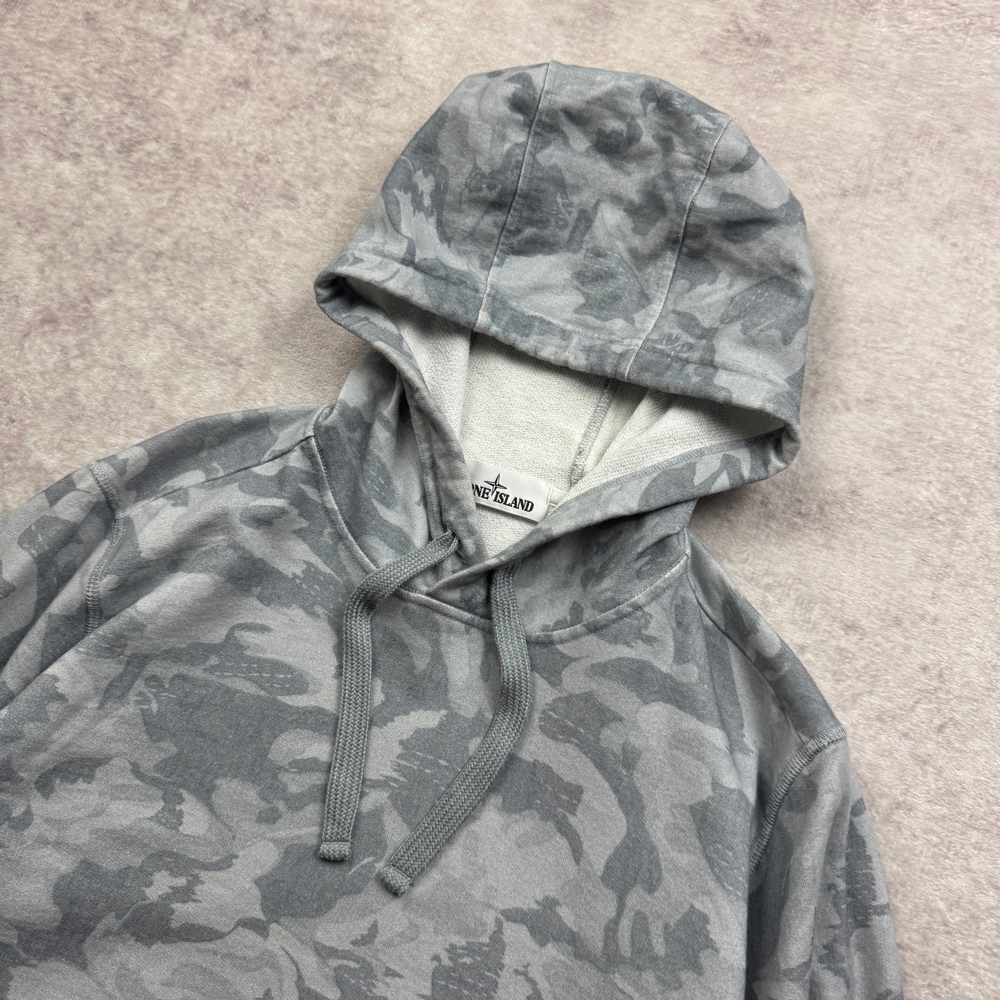 Stone Island Big Loom Camo Hooded Sweatshirt SS 2020