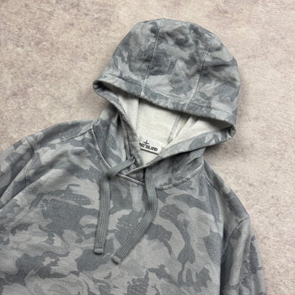 Stone Island Big Loom Camo Hooded Sweatshirt SS 2020