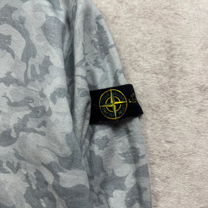 Stone Island Big Loom Camo Hooded Sweatshirt SS 2020