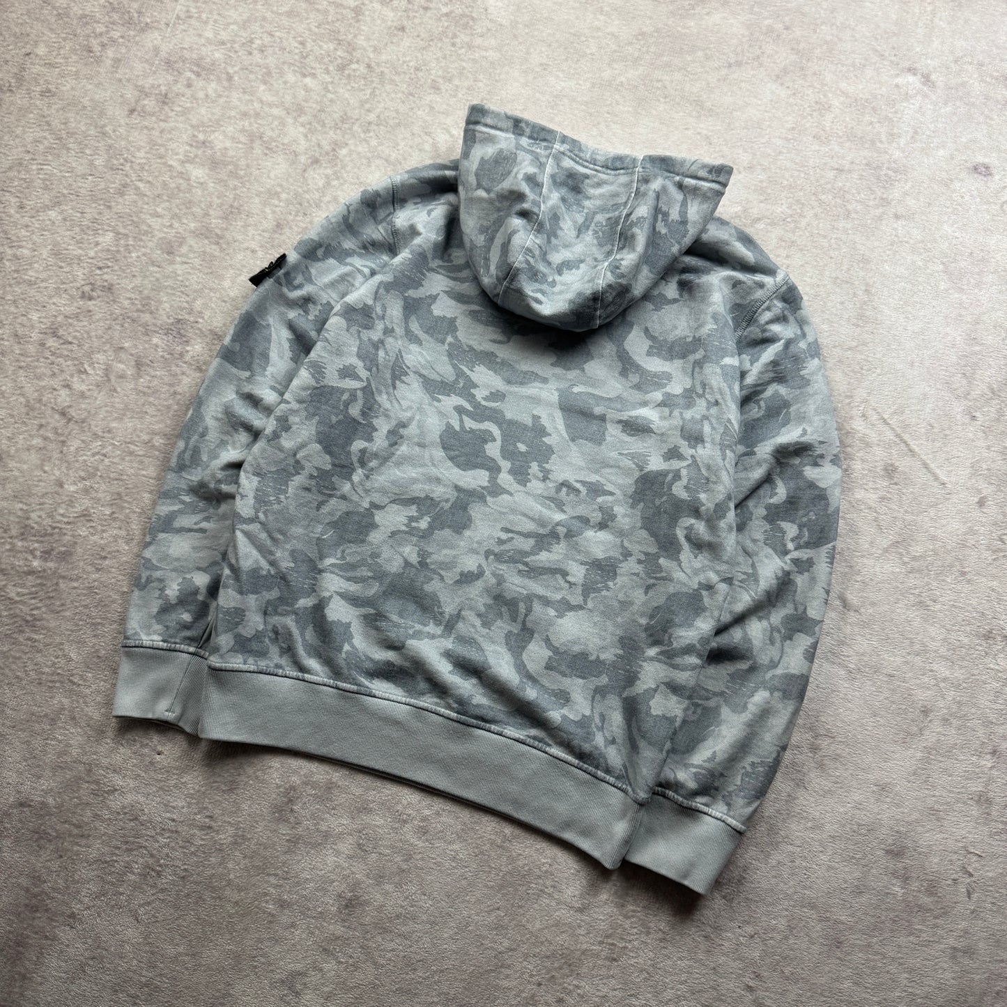 Stone Island Big Loom Camo Hooded Sweatshirt SS 2020
