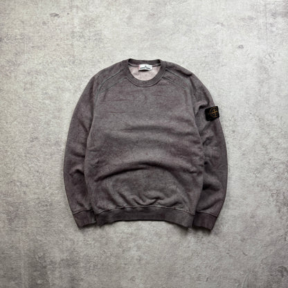 Stone Island Dust Colour Treatment Crewneck Sweatshirt SS 2021