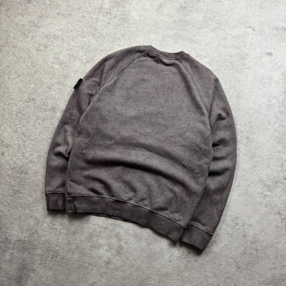 Stone Island Dust Colour Treatment Crewneck Sweatshirt SS 2021