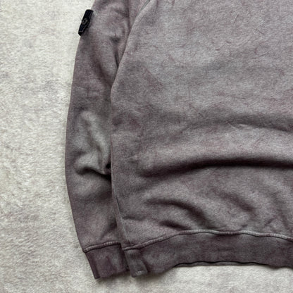 Stone Island Dust Colour Treatment Crewneck Sweatshirt SS 2021