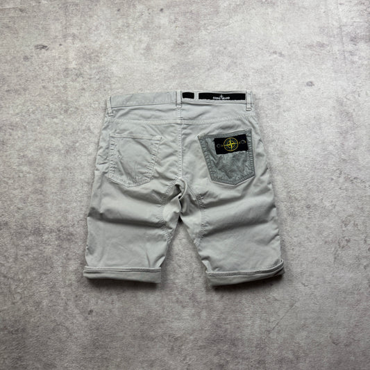 Stone Island Reflective Back Pocket Cargo Shorts SS 2016