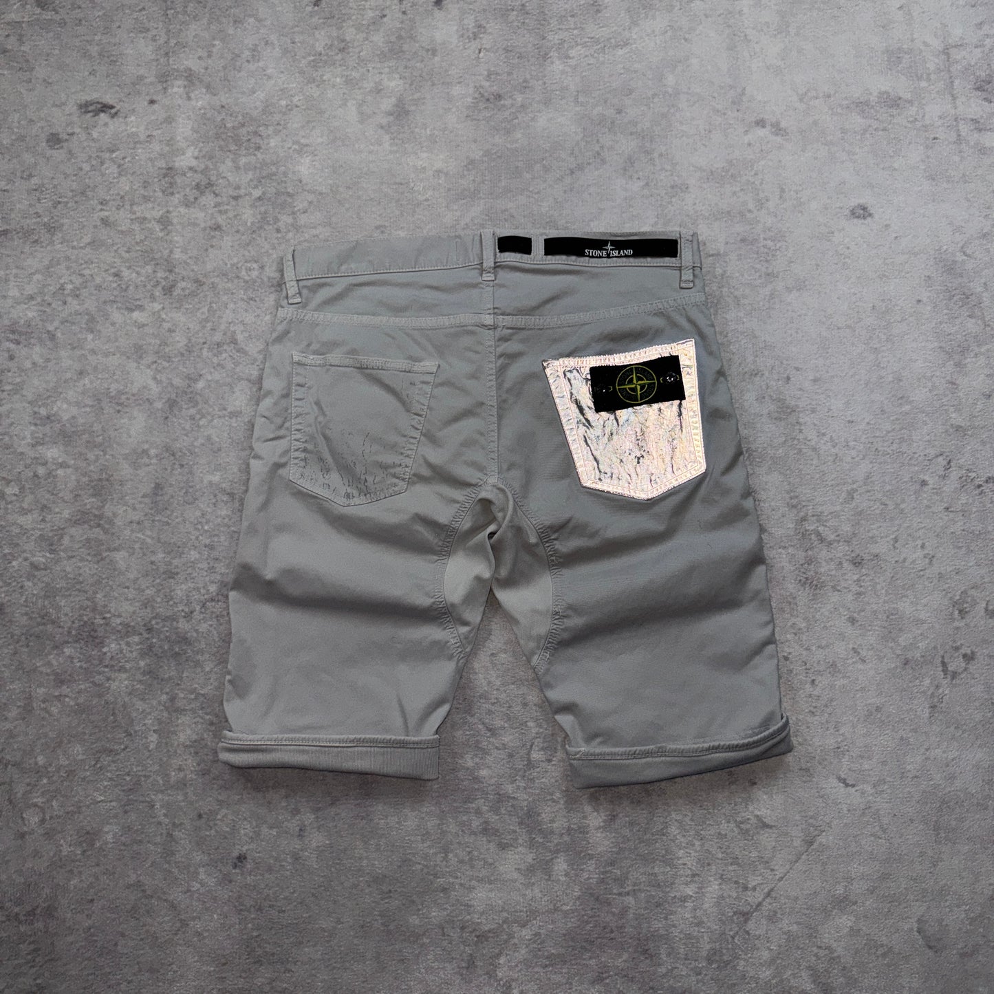 Stone Island Reflective Back Pocket Shorts SS 2016