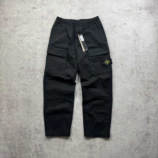 Stone Island Stretch Organic Cotton Twill Cargo Pants Type LO SS 2026