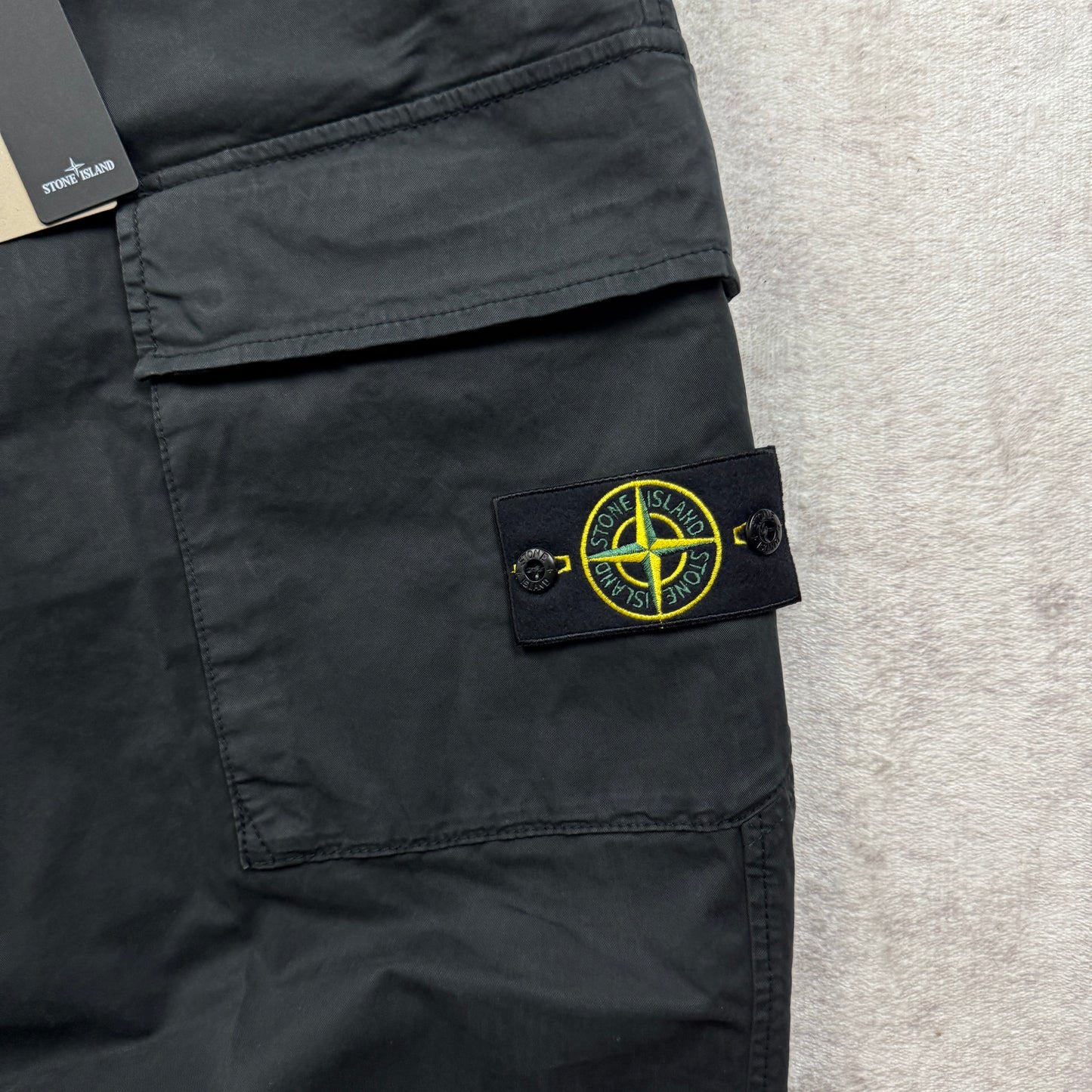 Stone Island Stretch Organic Cotton Twill Cargo Pants Type LO SS 2026