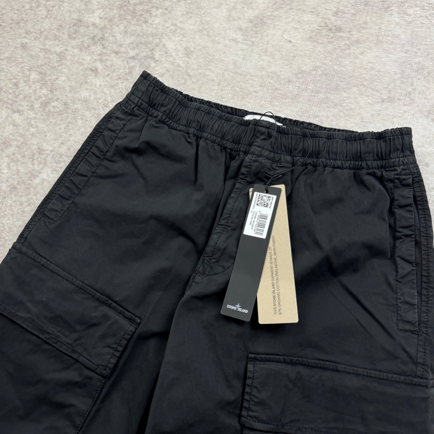 Stone Island Stretch Organic Cotton Twill Cargo Pants Type LO SS 2026