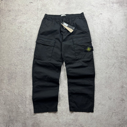 Stone Island Stretch Organic Cotton Twill Cargo Pants Type LO SS 2026