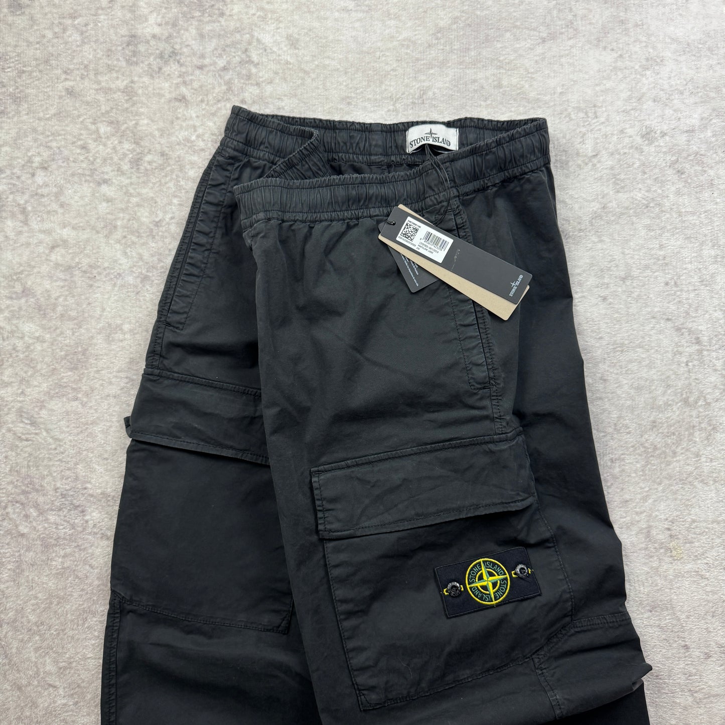 Stone Island Stretch Organic Cotton Twill Cargo Pants Type LO SS 2026
