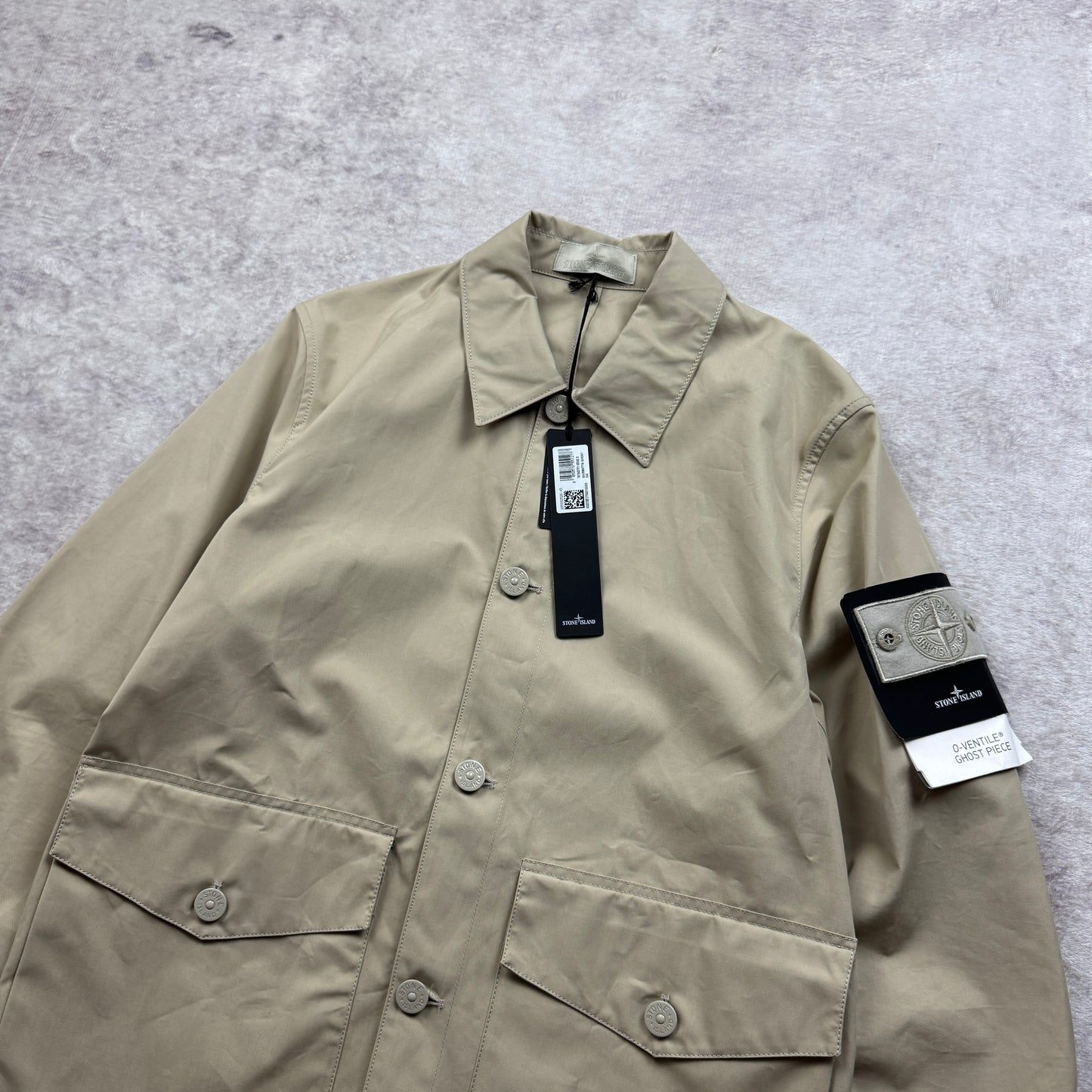 Stone Island Ghost Piece O-Ventile Jacket SS 2023