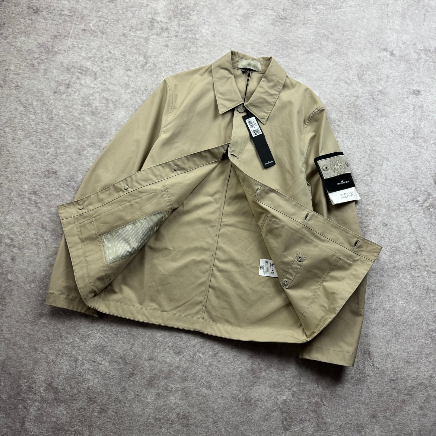 Stone Island Ghost Piece O-Ventile Jacket SS 2023