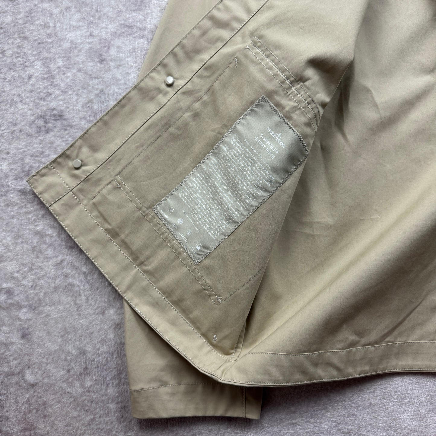 Stone Island Ghost Piece O-Ventile Jacket SS 2023