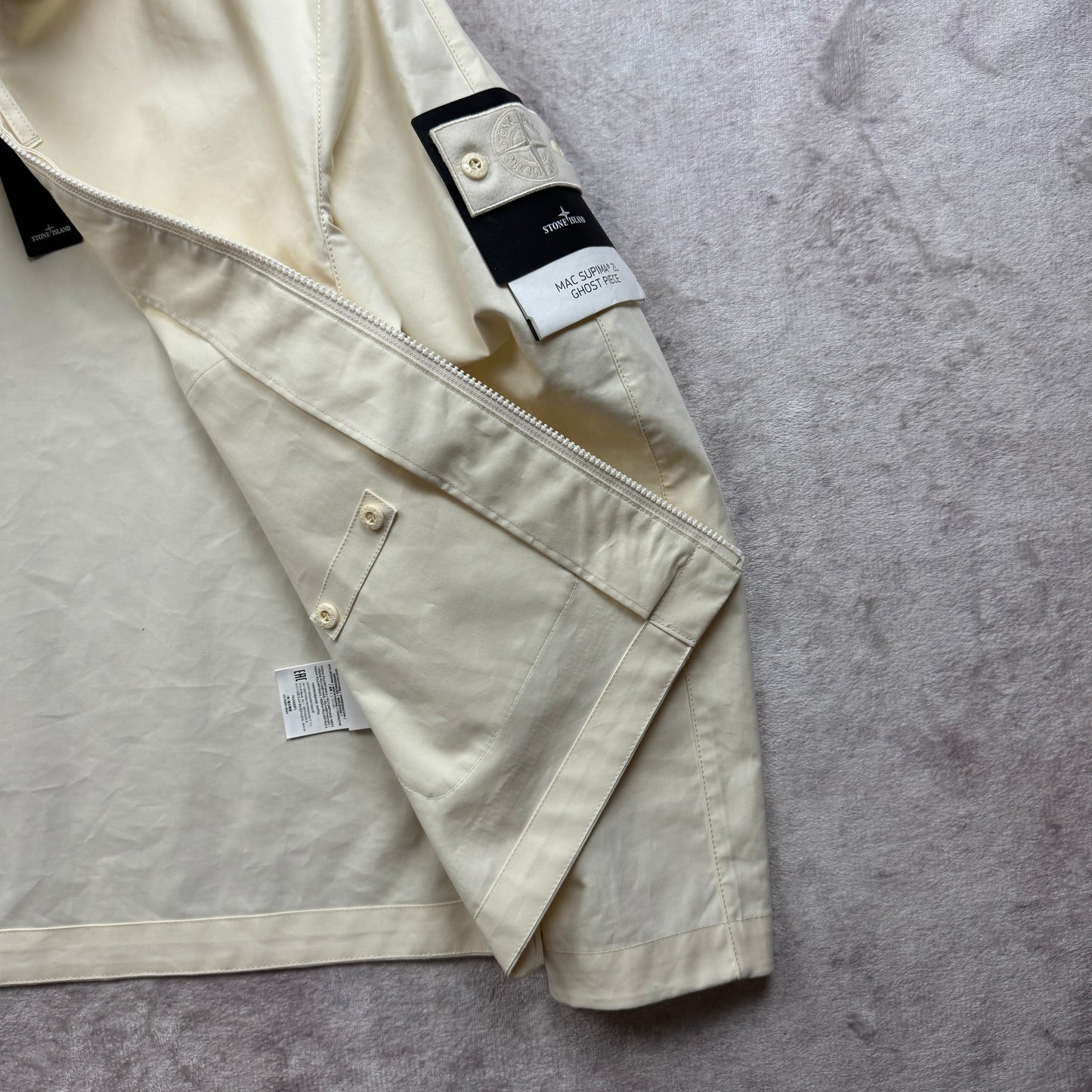 Stone Island Mac Supima 2L Cotton Ghost Jacket SS 2022