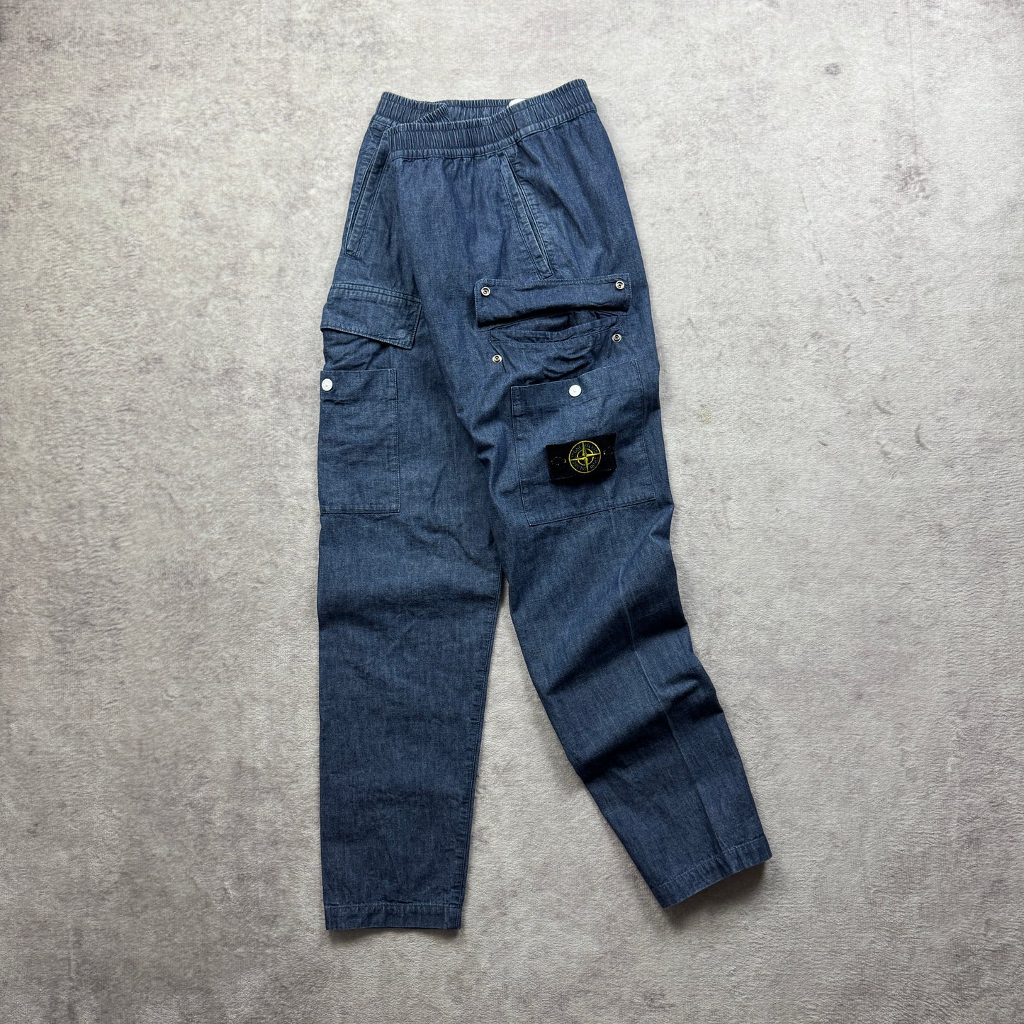 Stone Island Denim Cargo Pants SS 2021