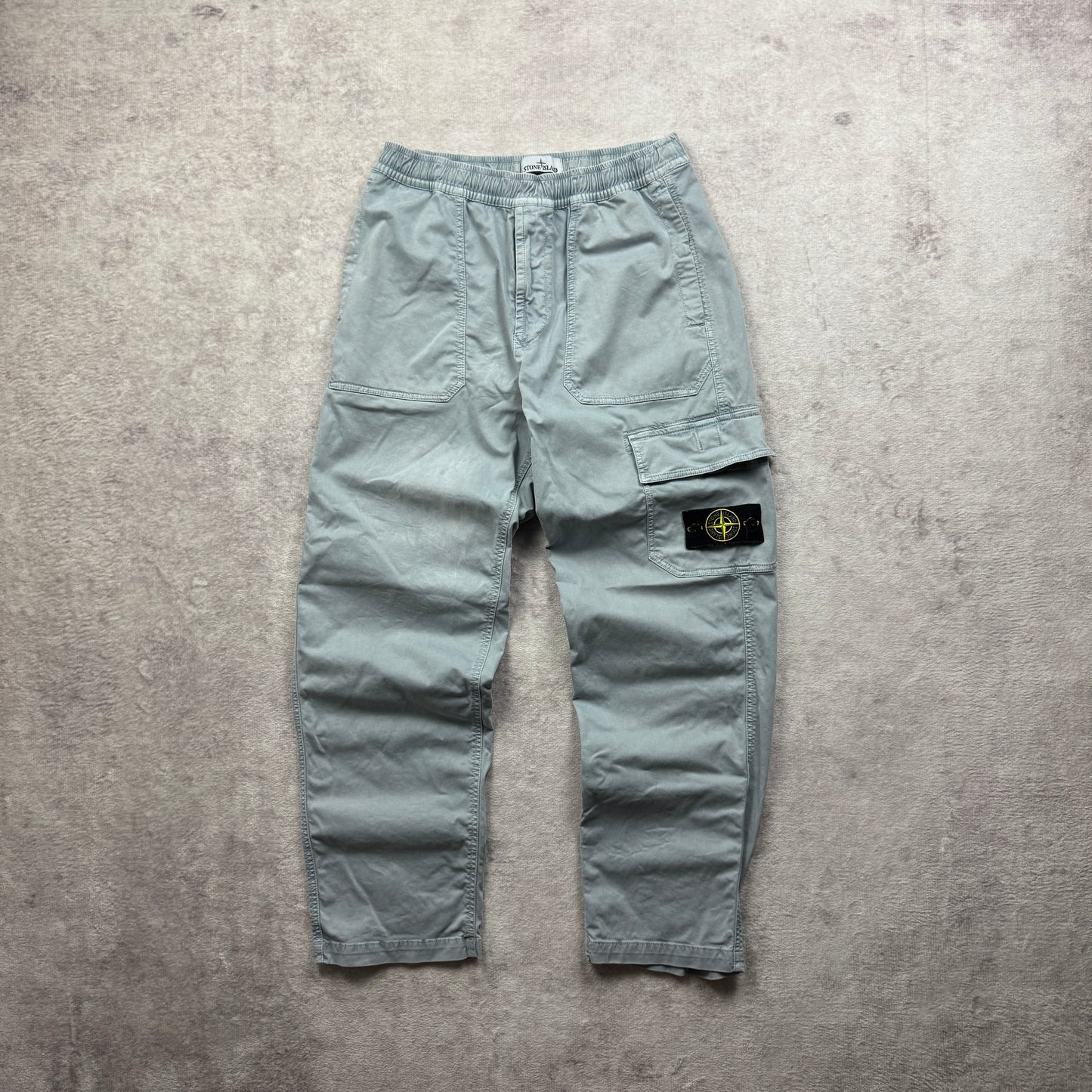 Stone Island Old Treatment Loose Fit Cargo Pants SS 2023