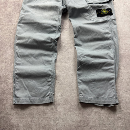 Stone Island Old Treatment Loose Fit Cargo Pants SS 2023