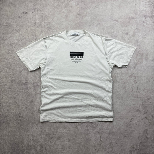 Stone Island Isola Di Pietra Embroidered T-Shirt AW 2021
