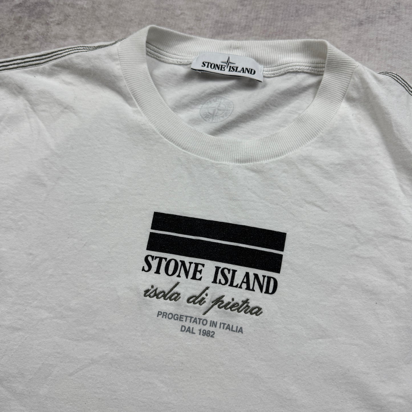 Stone Island Isola Di Pietra Embroidered T-Shirt AW 2021