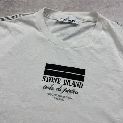 Stone Island Isola Di Pietra Embroidered T-Shirt AW 2021