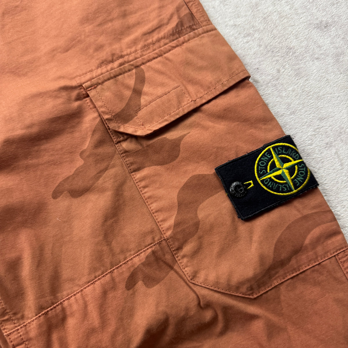 Stone Island x Supreme Camo Cargo Pants SS 2019