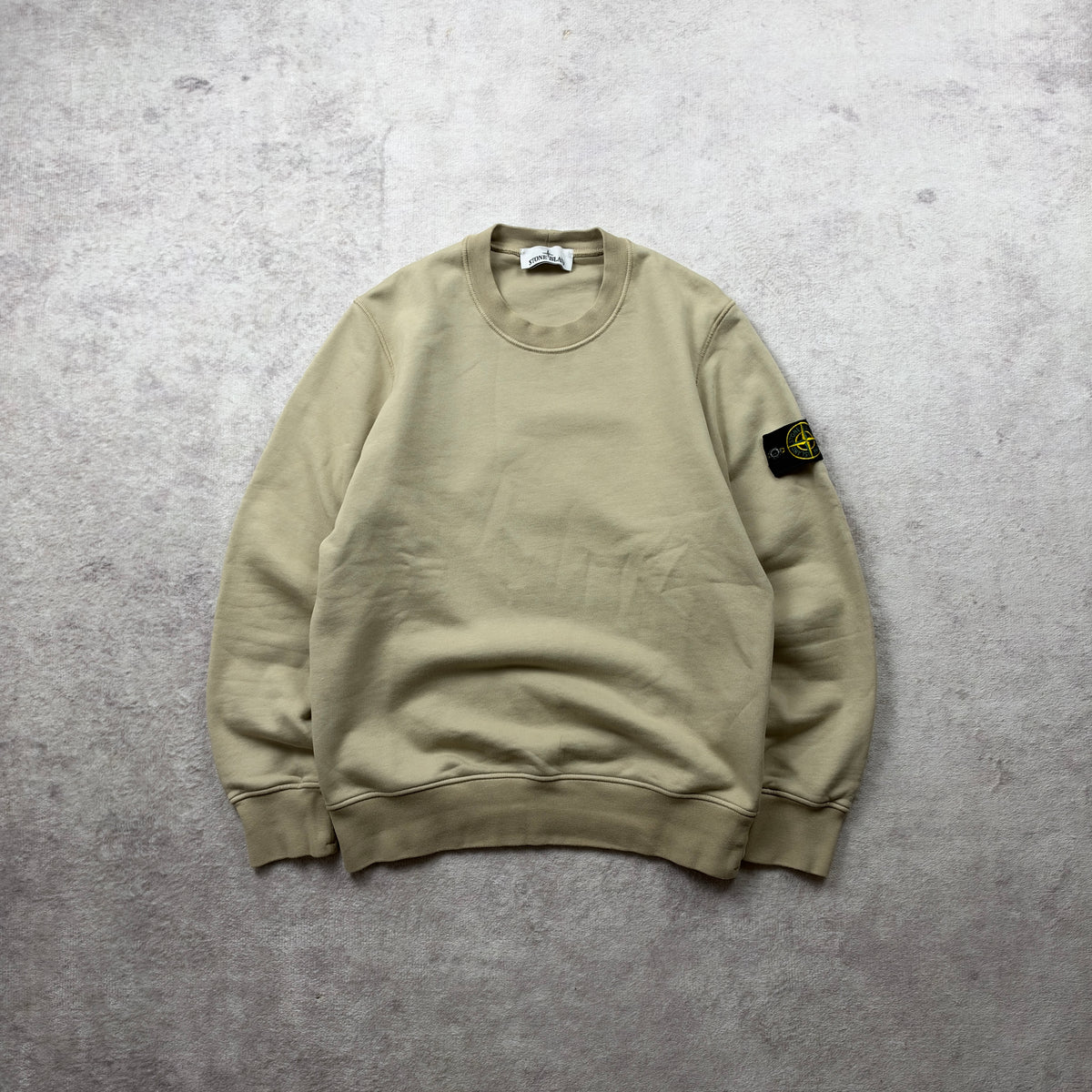 Stone Island Organic Cotton Fleece Crewneck Sweatshirt AW 2025