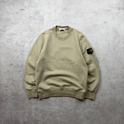 Stone Island Organic Cotton Fleece Crewneck Sweatshirt AW 2025