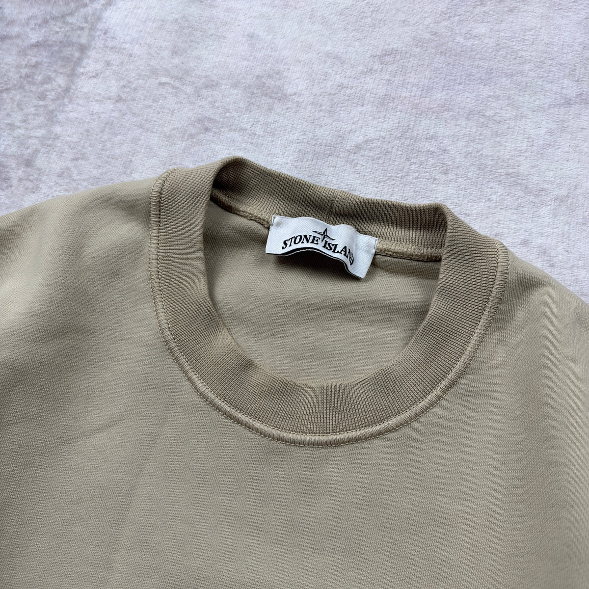 Stone Island Organic Cotton Fleece Crewneck Sweatshirt AW 2025
