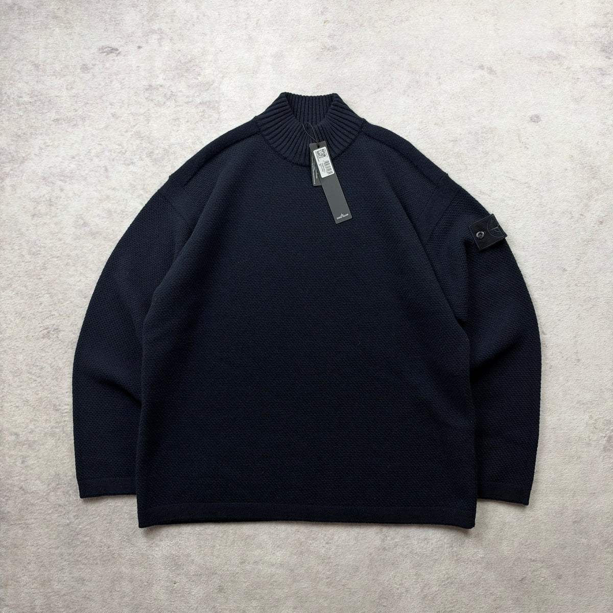 Stone Island Ghost Piece Mock Neck Knit AW 2023
