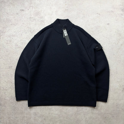 Stone Island Ghost Piece Mock Neck Knit AW 2023