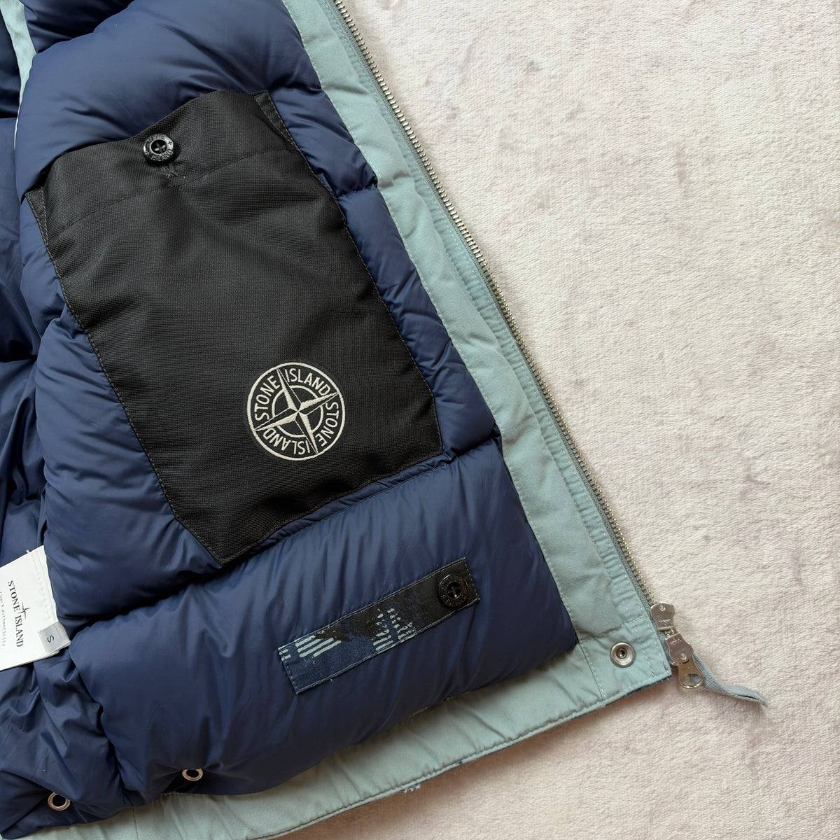 Stone Island Earth Mapping Camouflage Cotton Canvas-Down Vest AW 2024