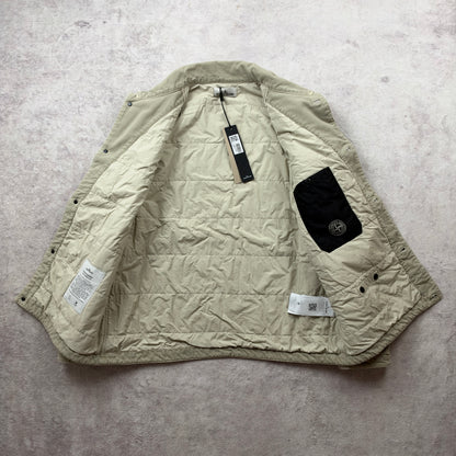 Stone Island Cotton Panama 'Old' Effect Overshirt AW 2026
