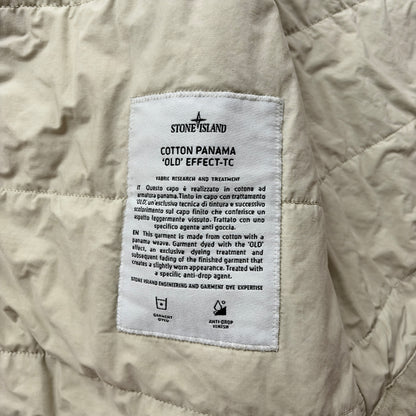 Stone Island Cotton Panama 'Old' Effect Overshirt AW 2026