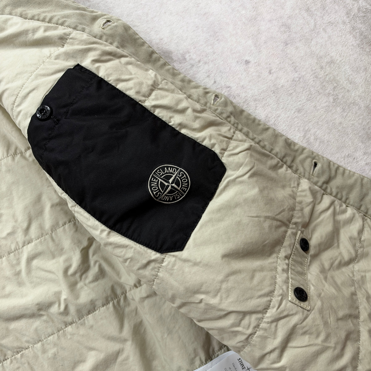 Stone Island Cotton Panama 'Old' Effect Overshirt AW 2026