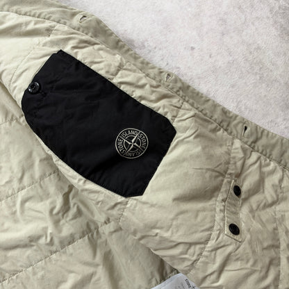 Stone Island Cotton Panama 'Old' Effect Overshirt AW 2026