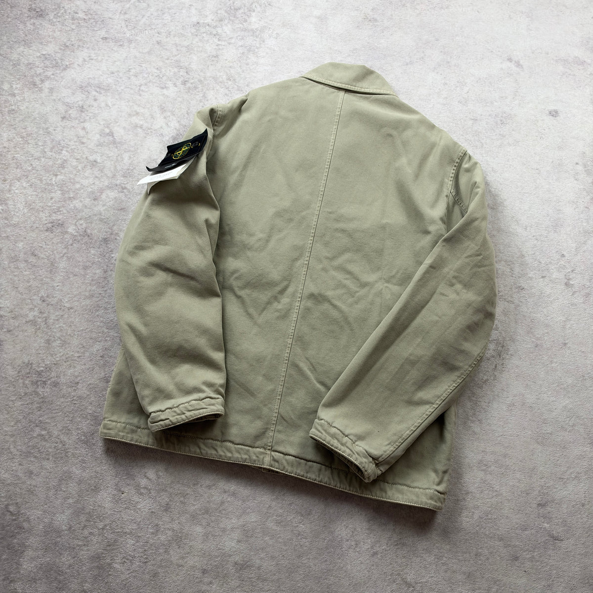 Stone Island Cotton Panama 'Old' Effect Overshirt AW 2026