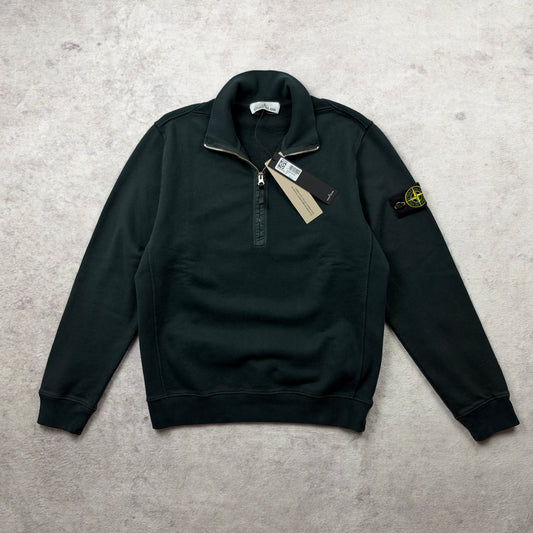 Stone Island Organic Cotton Fleece Half-Zip Sweatshirt AW 2026