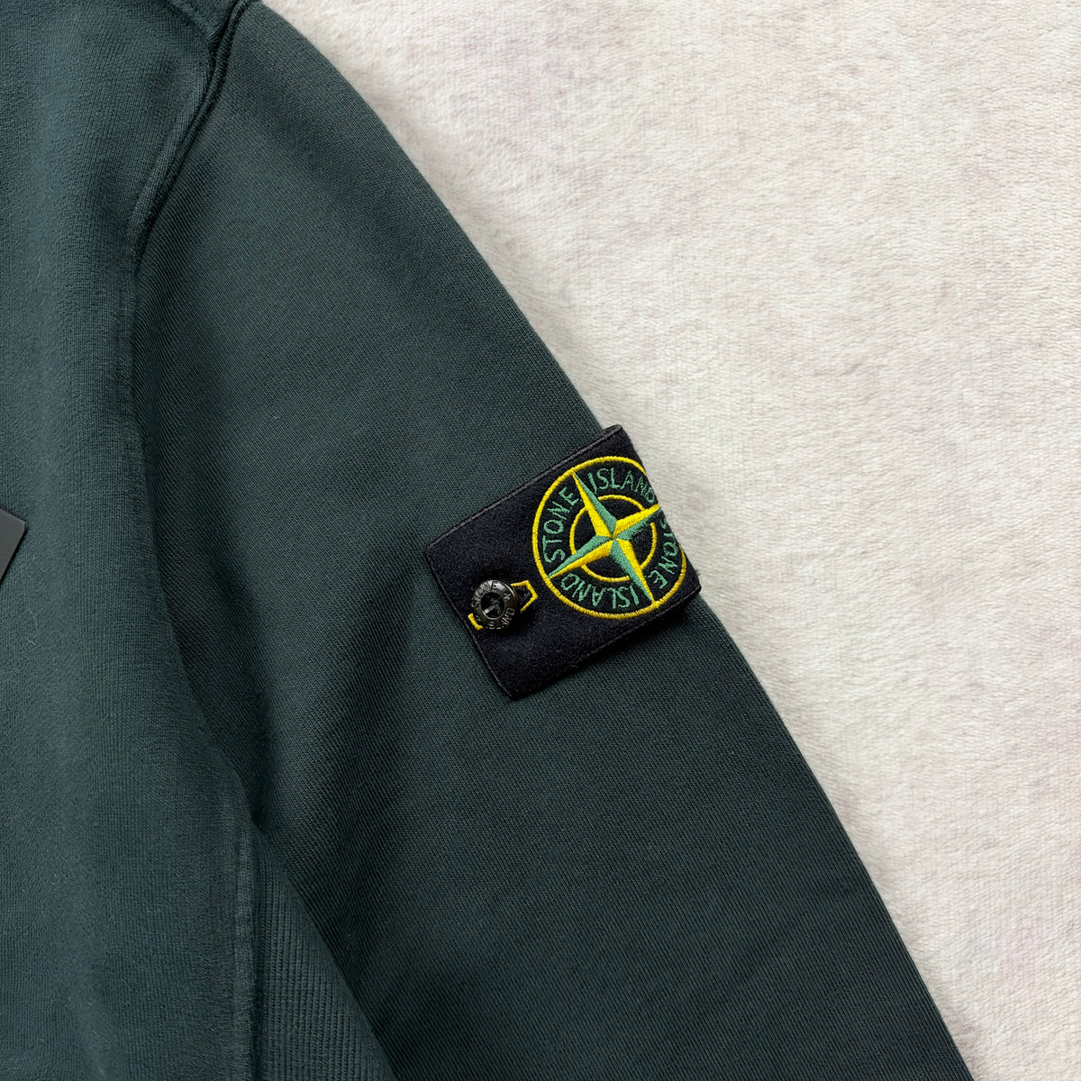 Stone Island Organic Cotton Fleece Half-Zip Sweatshirt AW 2026