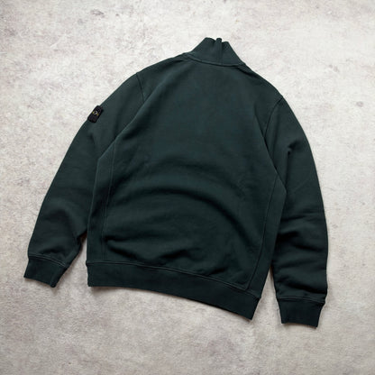 Stone Island Organic Cotton Fleece Half-Zip Sweatshirt AW 2026